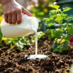 Versa del latte scaduto nel tuo giardino prima della primavera: un prezioso consiglio da giardiniere per potenziare le tue piante