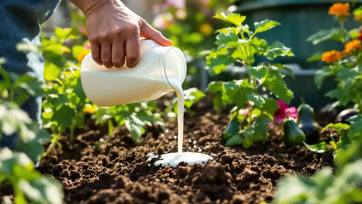 Versa del latte scaduto nel tuo giardino prima della primavera: un prezioso consiglio da giardiniere per potenziare le tue piante